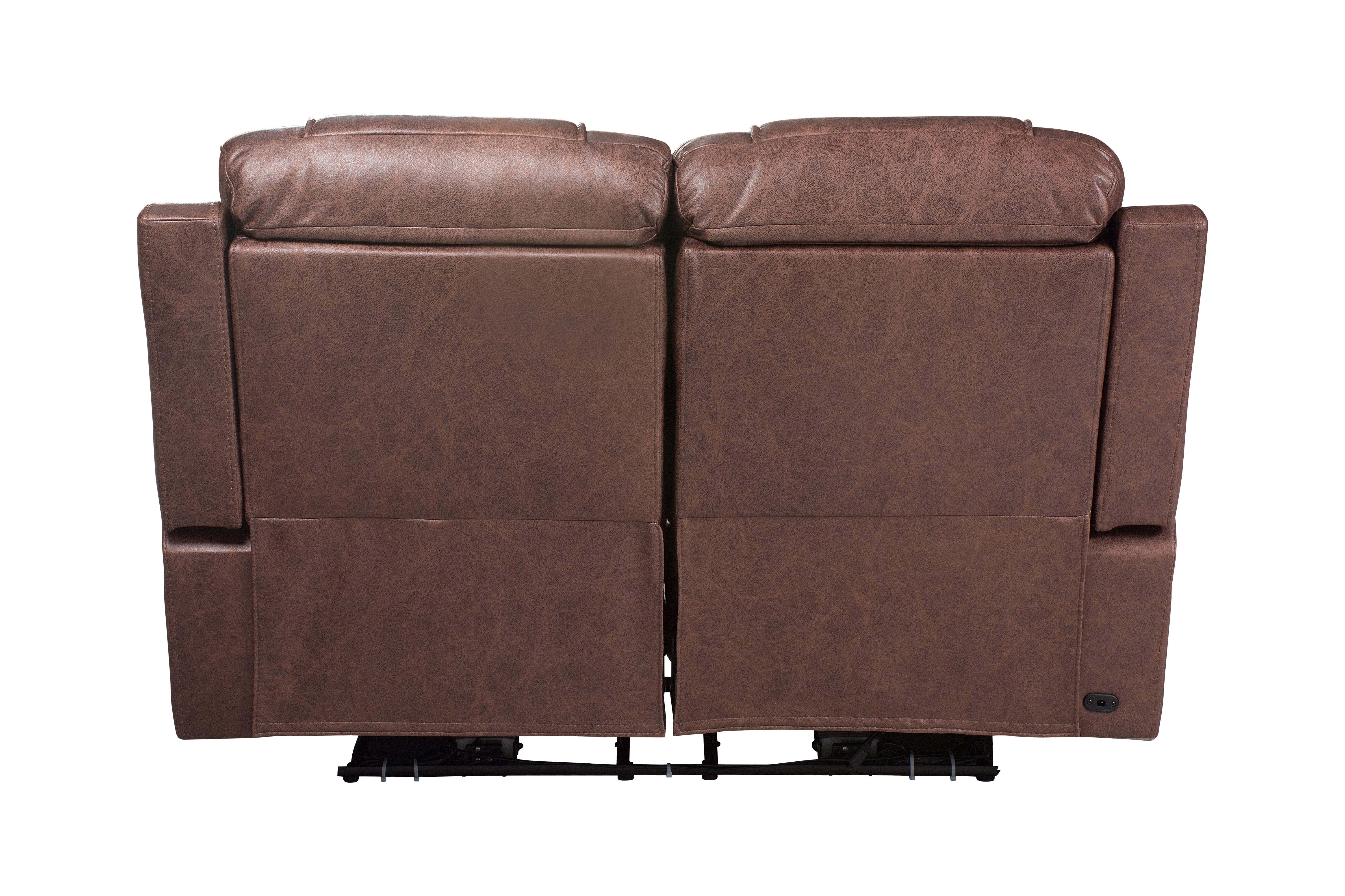 Charles Electric / Power Reclining Brown Resilience Fabric 2 Seater Sofa | Power Headrests | USB Charging Plus High Seating & Backrest Position | Couch - Image 8