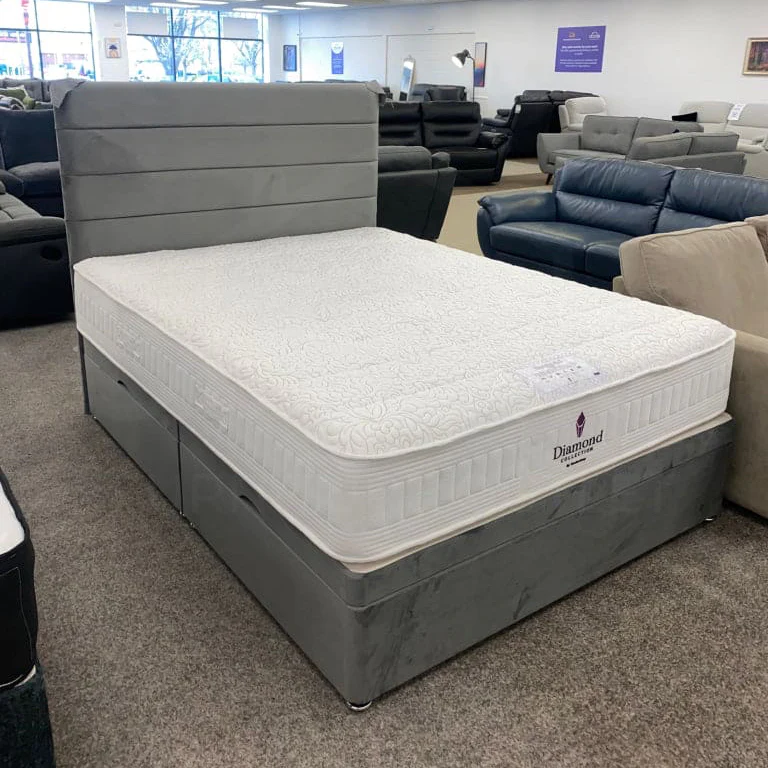 Diam 1000 Pocket Mattress & Divan Bed Package - Available In 3ft Single, 4'6ft Double Or 5ft King - Image 3