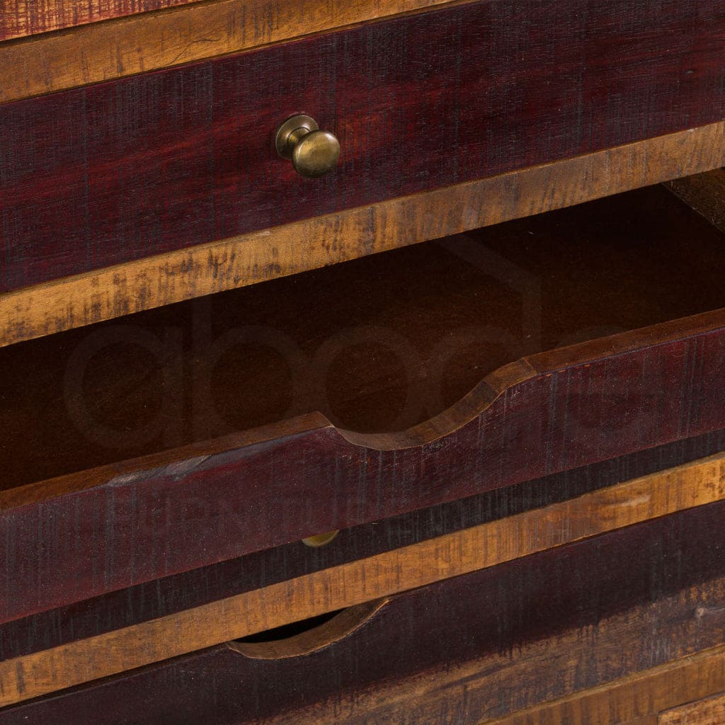 Industrial Multi Draw Chest With Brass Handles - Image 5
