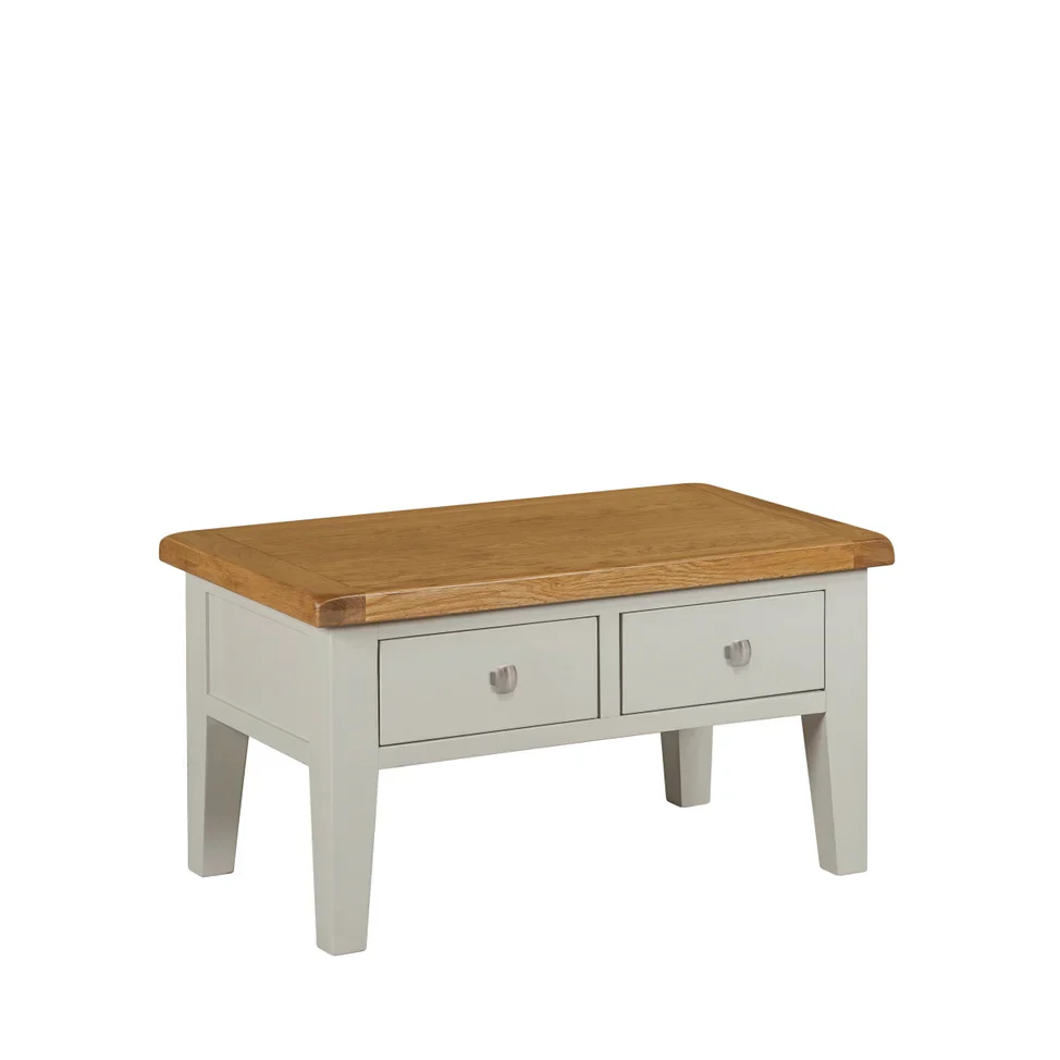Lucca Real Hardwood Oak Coffee Table - Image 2