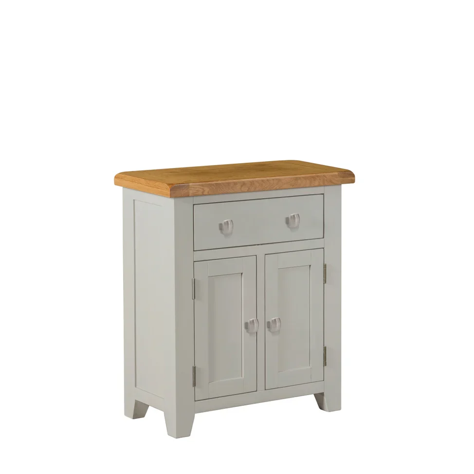 Lucca Real Hardwood Oak Mini Sideboard - Image 2