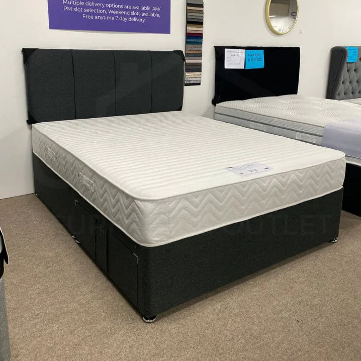 Orthopaedic Extra Firm Mattress & Divan Bed Package Available In 3ft Single, 4'6ft Double or 5ft King - Image 3
