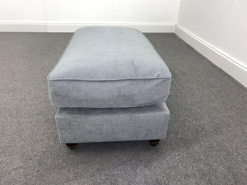 Montpellier Grey Fabric Footstool - Image 10