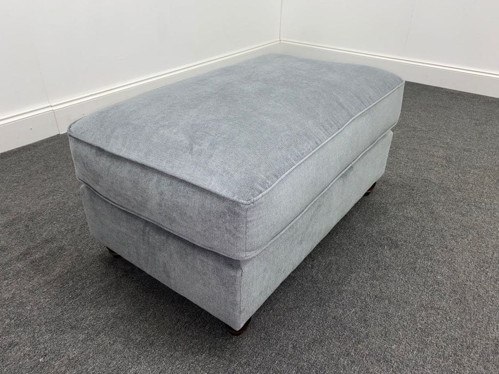Montpellier Grey Fabric Footstool - Image 9