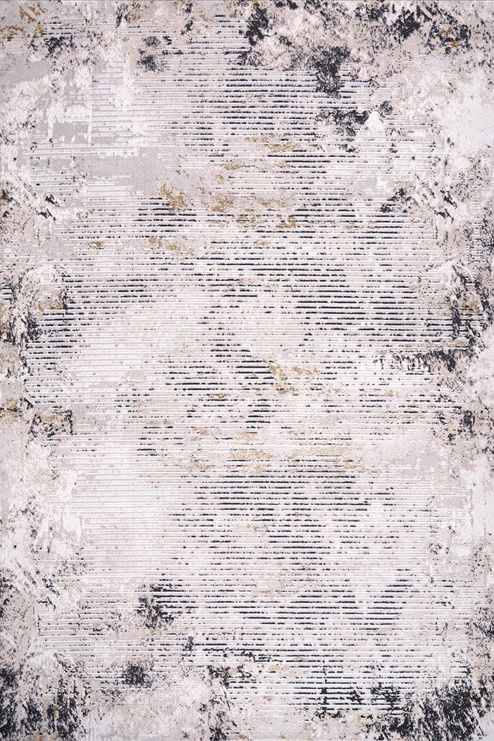 Ruby Weathered Lines Beige & Gold Rug - Image 2