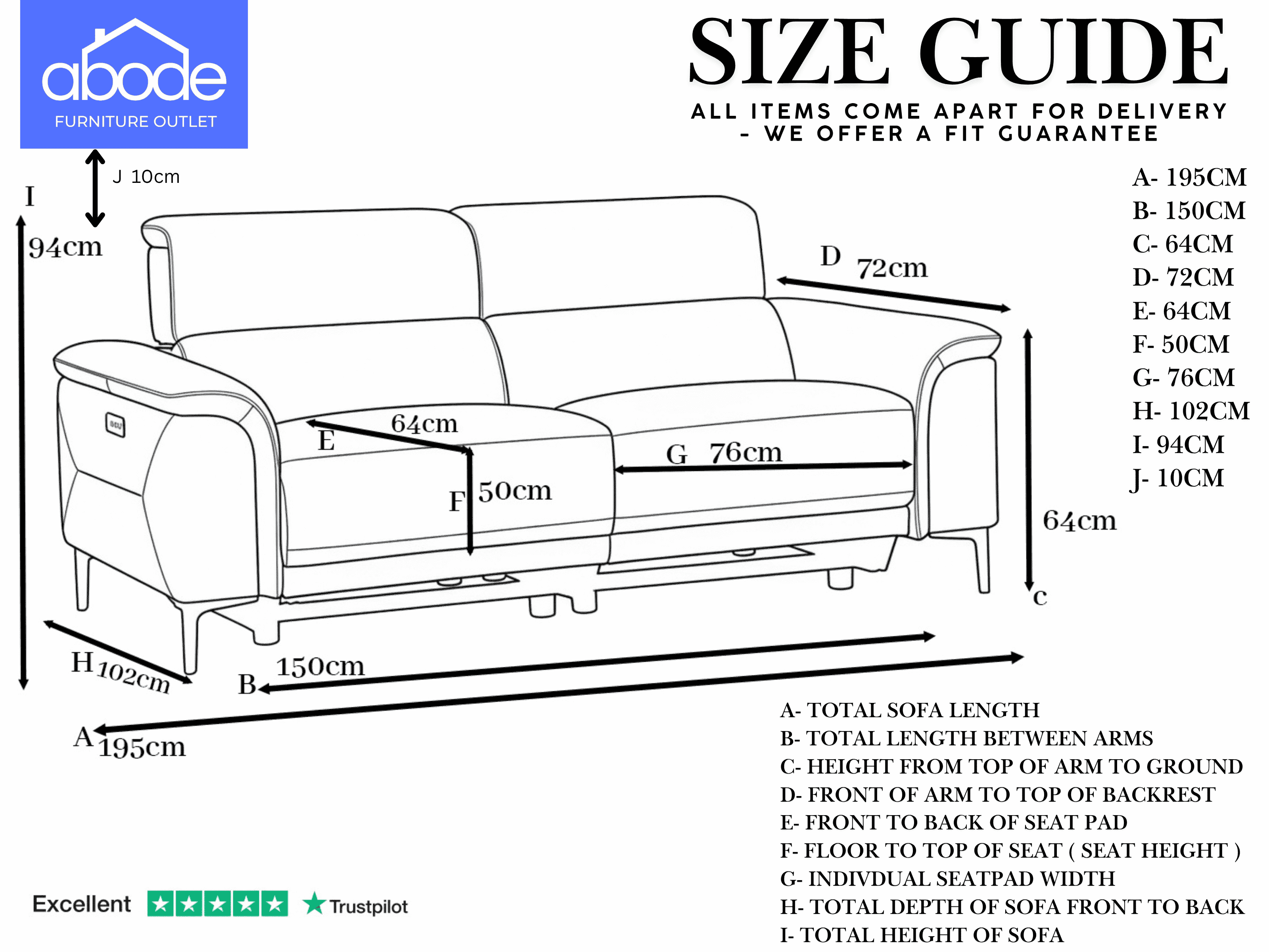 San Andreas Top Grain Silver Leather Power Recliner Sofa Range with Adjustable Headrests - Image 27