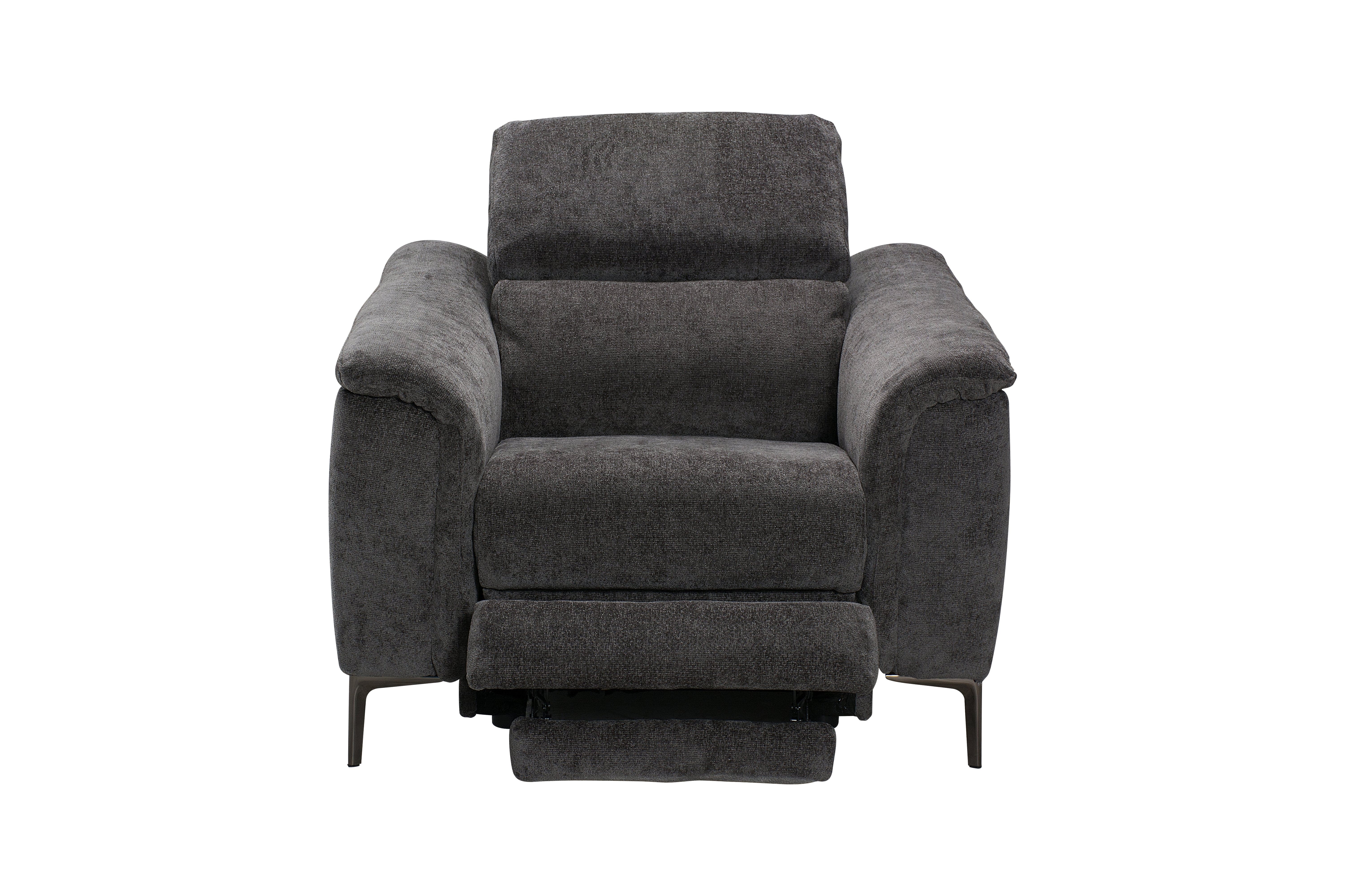 Beckham Fabric Electric Recliner Sofa Range With USB Charging Ports & Adjustable Headrests - Image 5