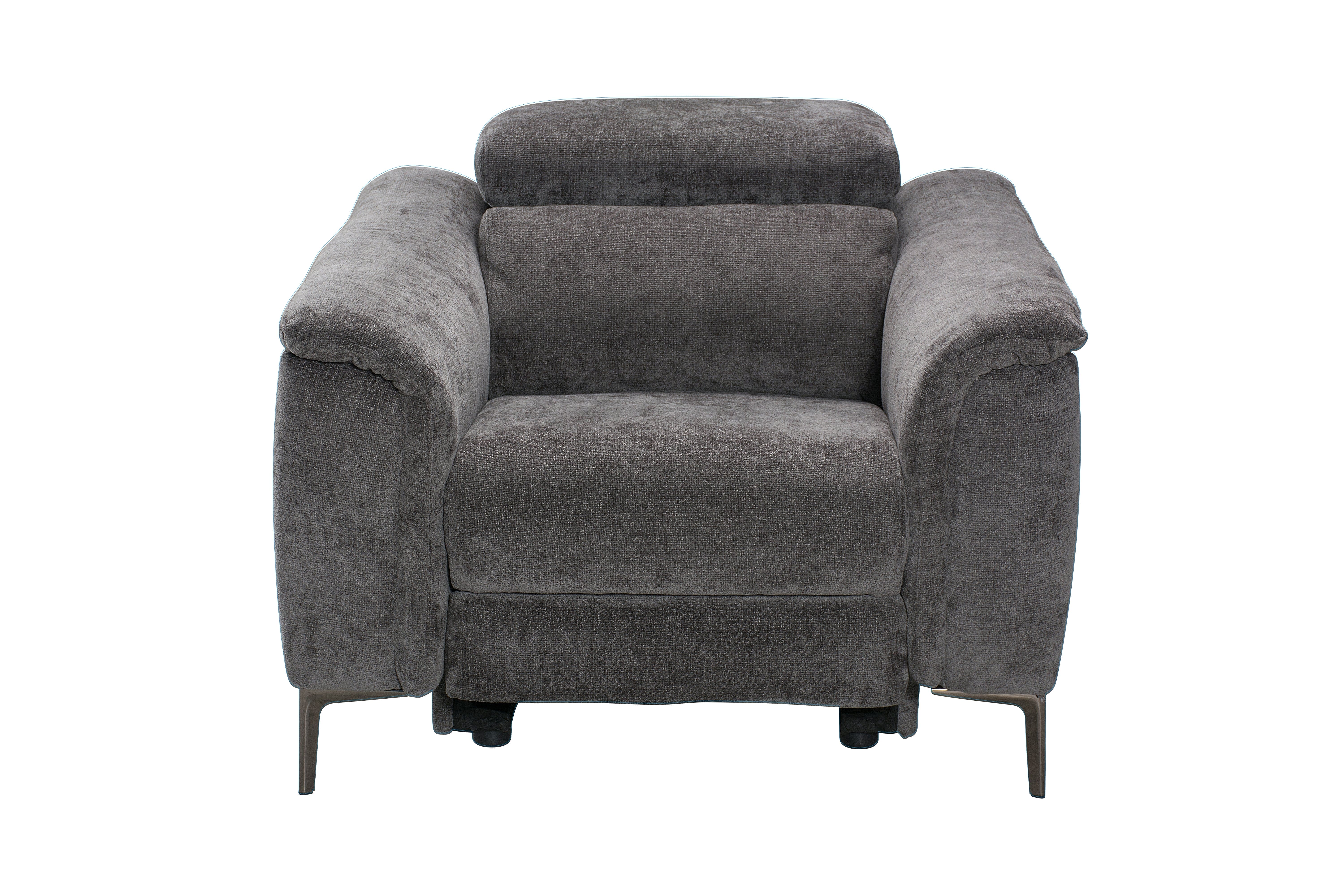 Beckham Fabric Electric Recliner Sofa Range With USB Charging Ports & Adjustable Headrests - Image 6