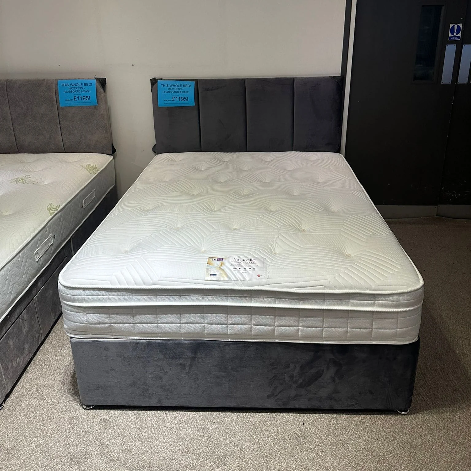 “ Organic Natural “ Firm 1000 Pocket Sprung Mattress & Divan Bed Package With 2 Draws | Available In 3ft Single, 4'6ft Double or 5ft king - Image 5