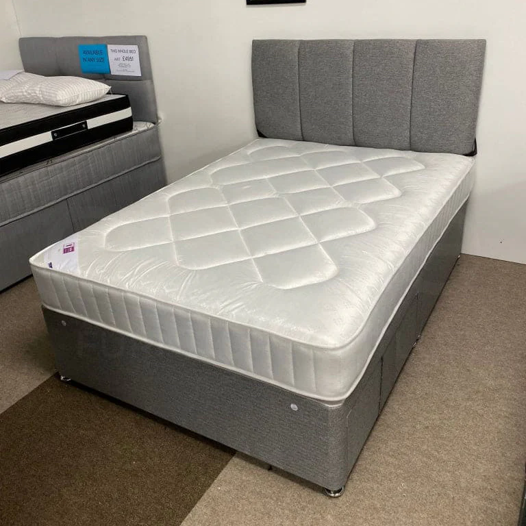 The Rio Sprung Mattress & Divan Bed Package - 3ft Single, 4'6 Double or 5ft King Sizes Available - Image 4