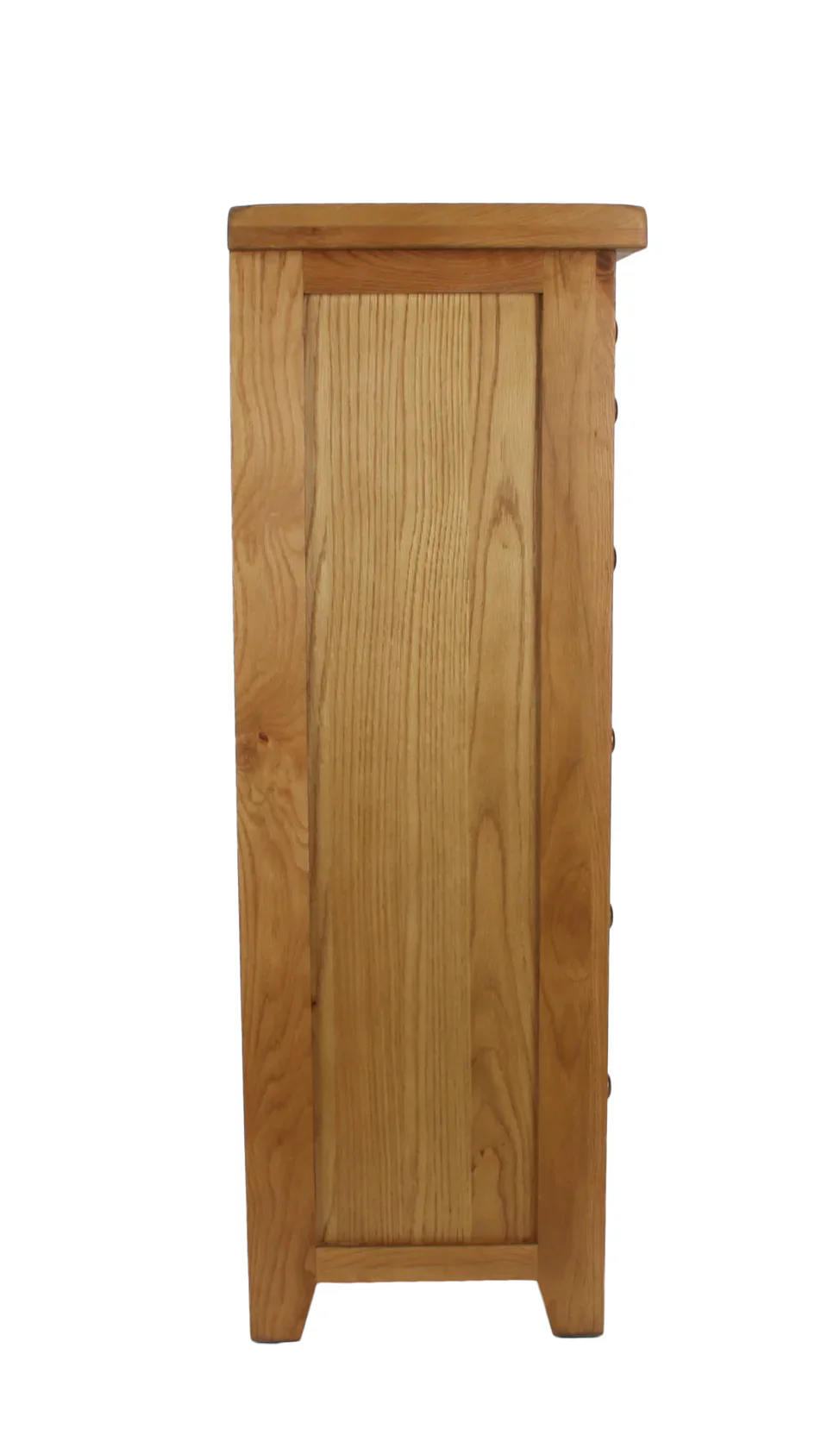 Torino 5 Drawer Real Hardwood Oak Chest Of Draws - Image 6