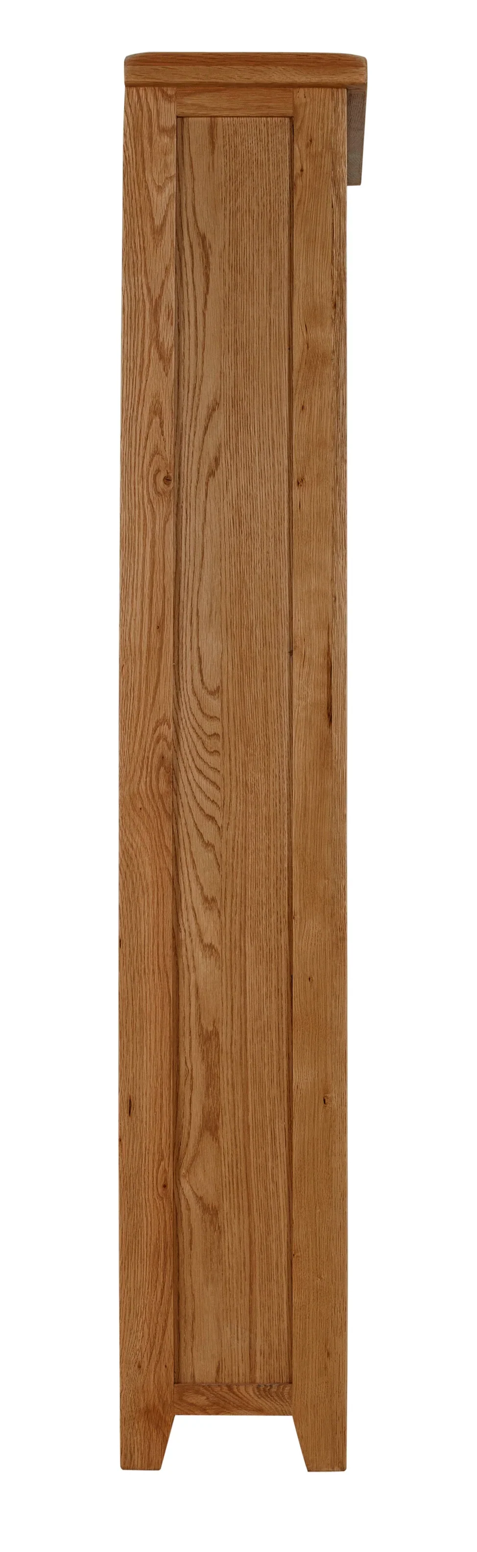 Torino Tall Real Hardwood Oak Bookcase - Image 2
